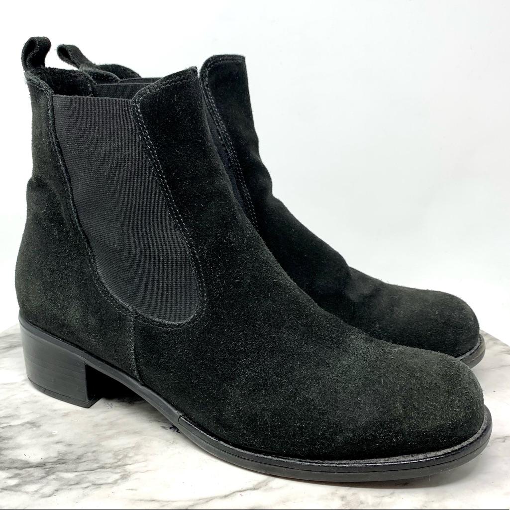 La Canadienne Sara Waterproof Suede Chelsea Boots Canada 10.5-11 Classic Preppy